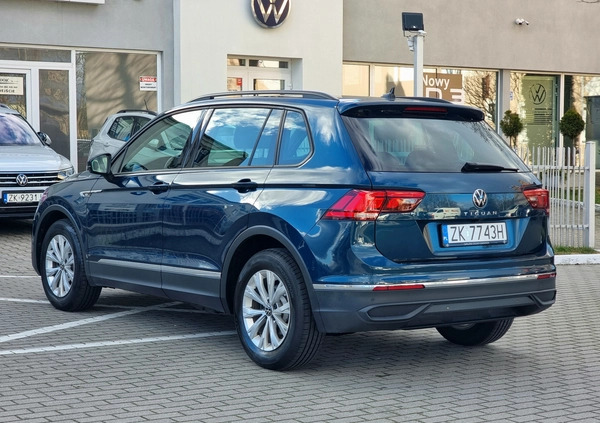 Volkswagen Tiguan cena 124900 przebieg: 21000, rok produkcji 2021 z Koszalin małe 352
